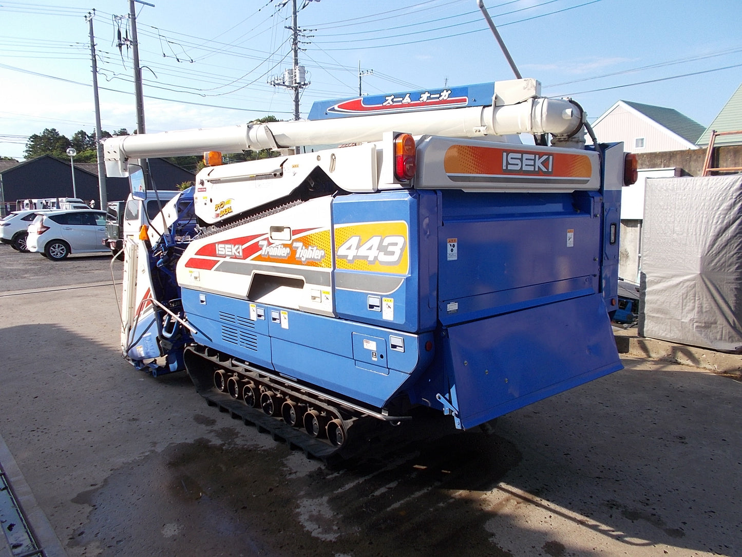 イセキ　中古　コンバイン　HF443G　4条　43馬力　324.4時間