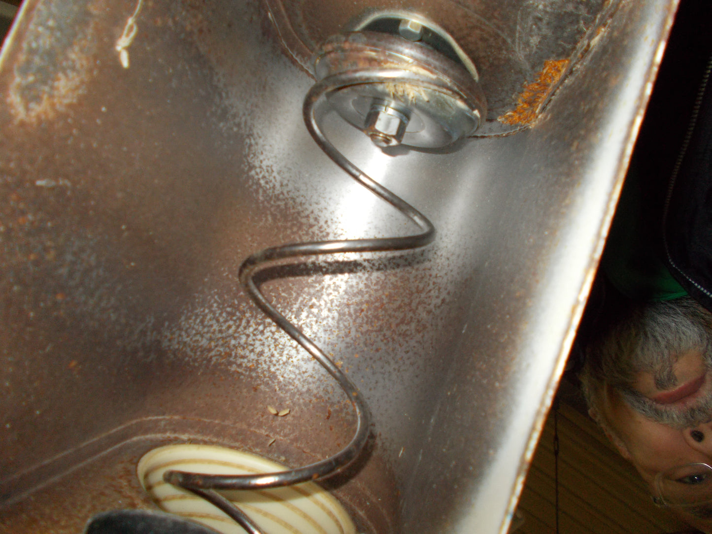 熊谷農機　中古　籾入ホッパー　丸型