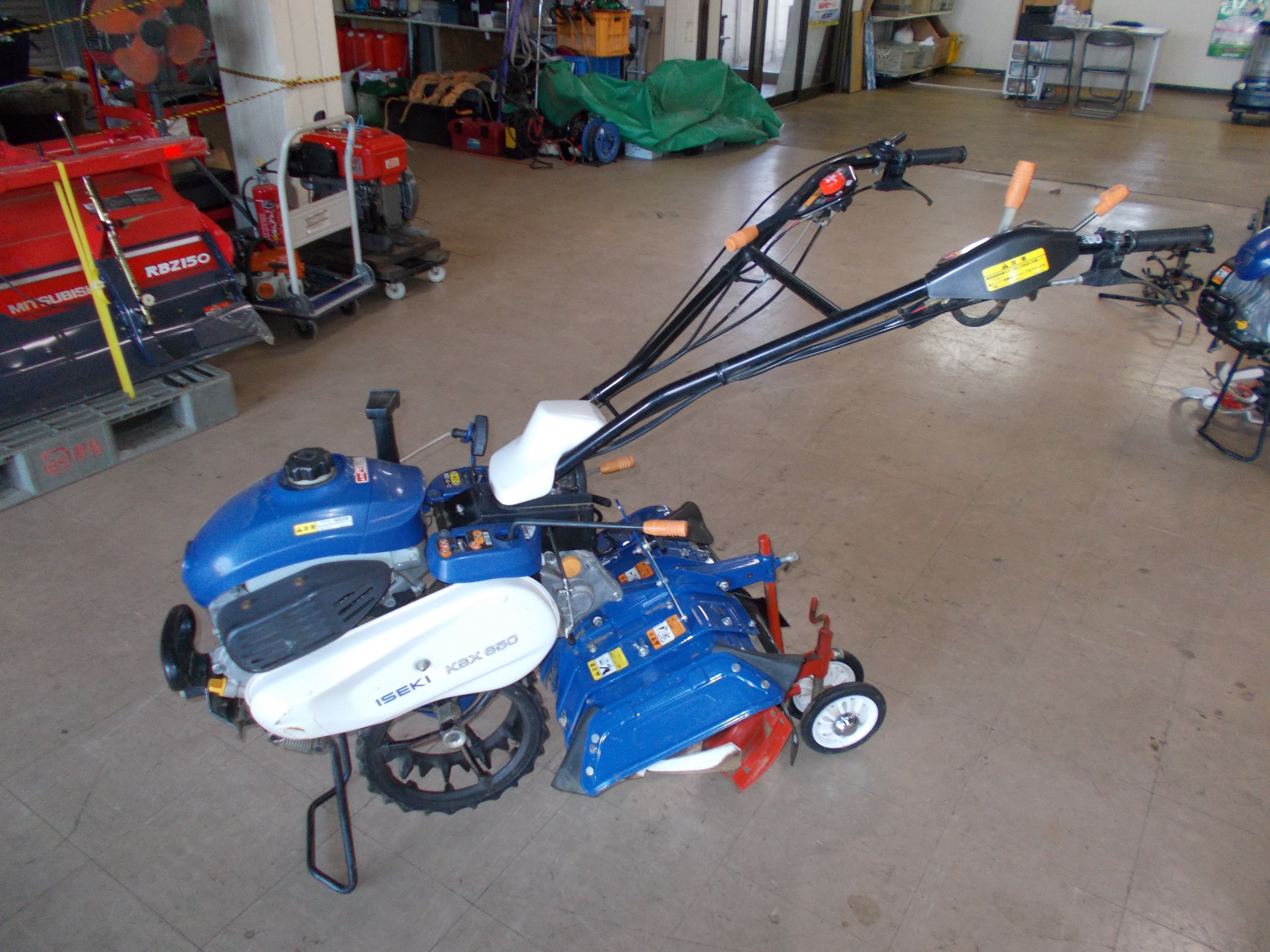kマスターモデル　岩崎製作所　1600×450×H530 ブルー イセキ 中古 管理機① KSX650 – 農キング
