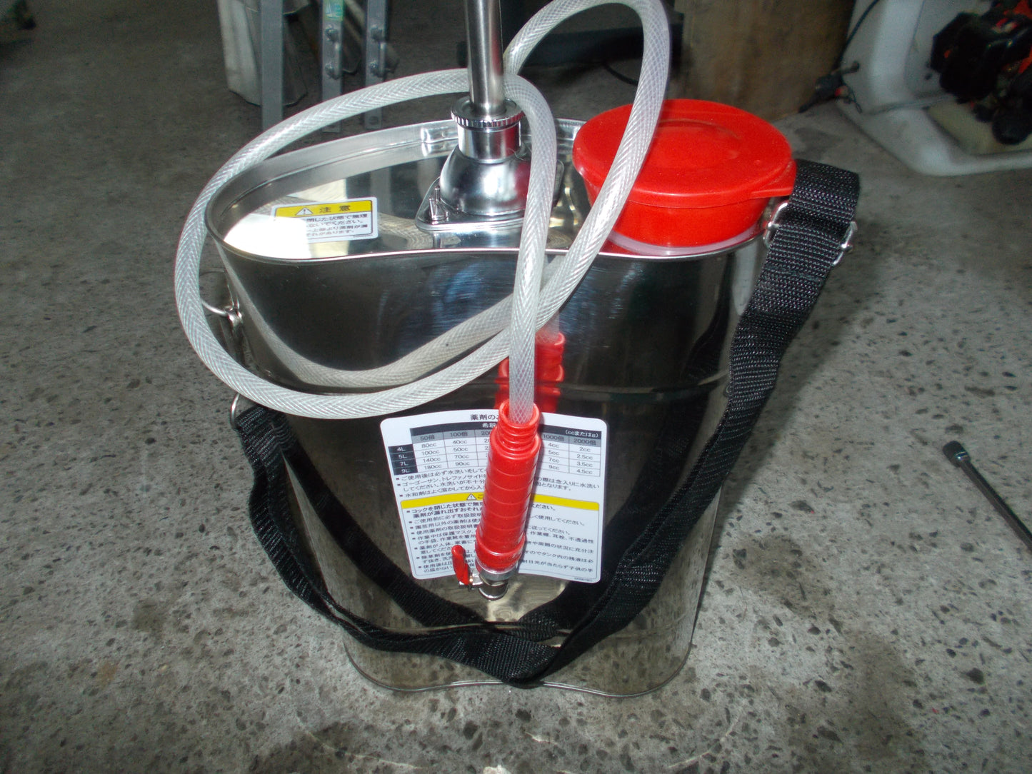 工進　中古　ステンレス噴霧器　SS-9DX
