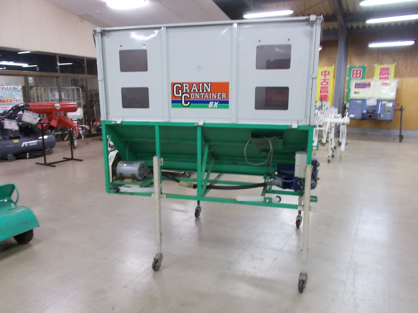 タイショー　中古　グレーンコンテナ　EX-11　200V ホース約4ｍ