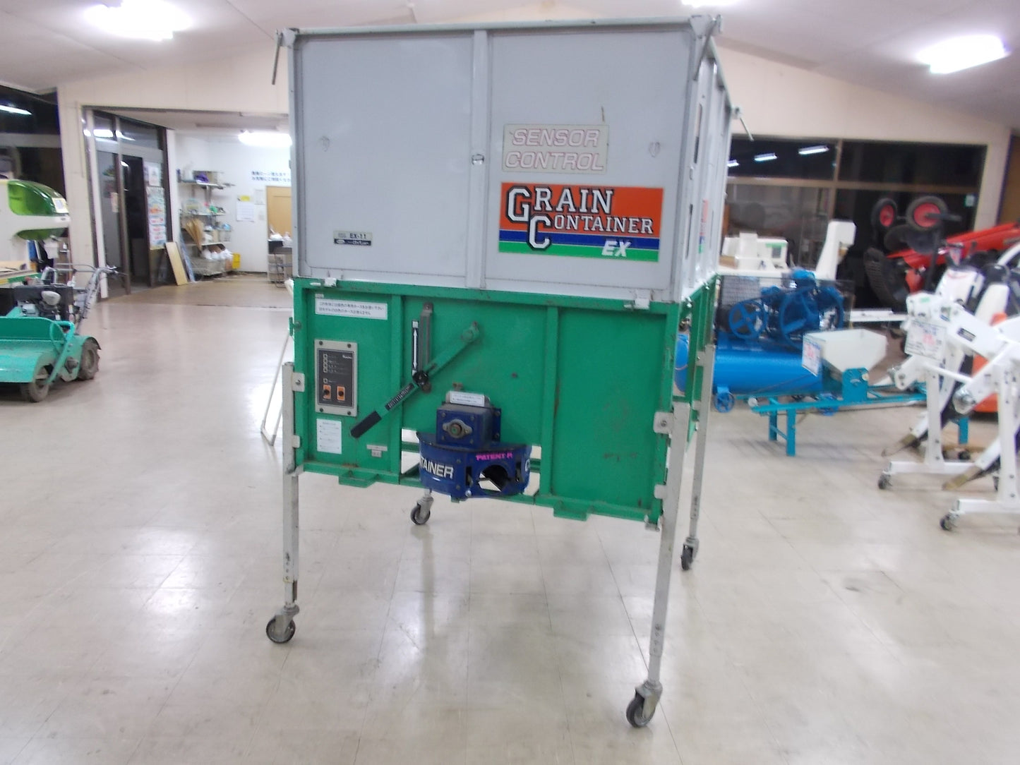 タイショー　中古　グレーンコンテナ　EX-11　200V ホース約4ｍ