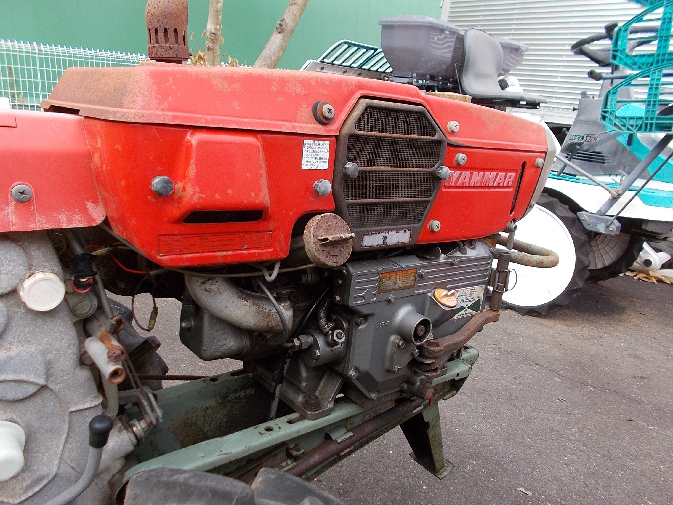 鹿児島発　8.5馬力　ヤンマーディーゼルエンジン耕うん機YC850 ヤンマー 中古 耕うん機 YC850 ディーゼルエンジン8馬力 – 農キング
