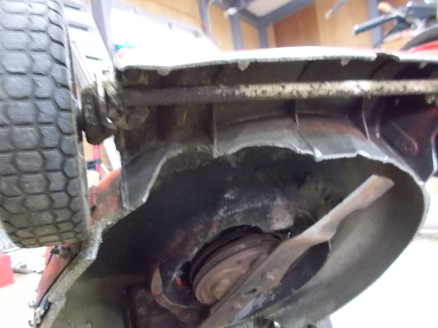 オーレック　中古ジャンク品　芝刈り機　GR538　歩行型