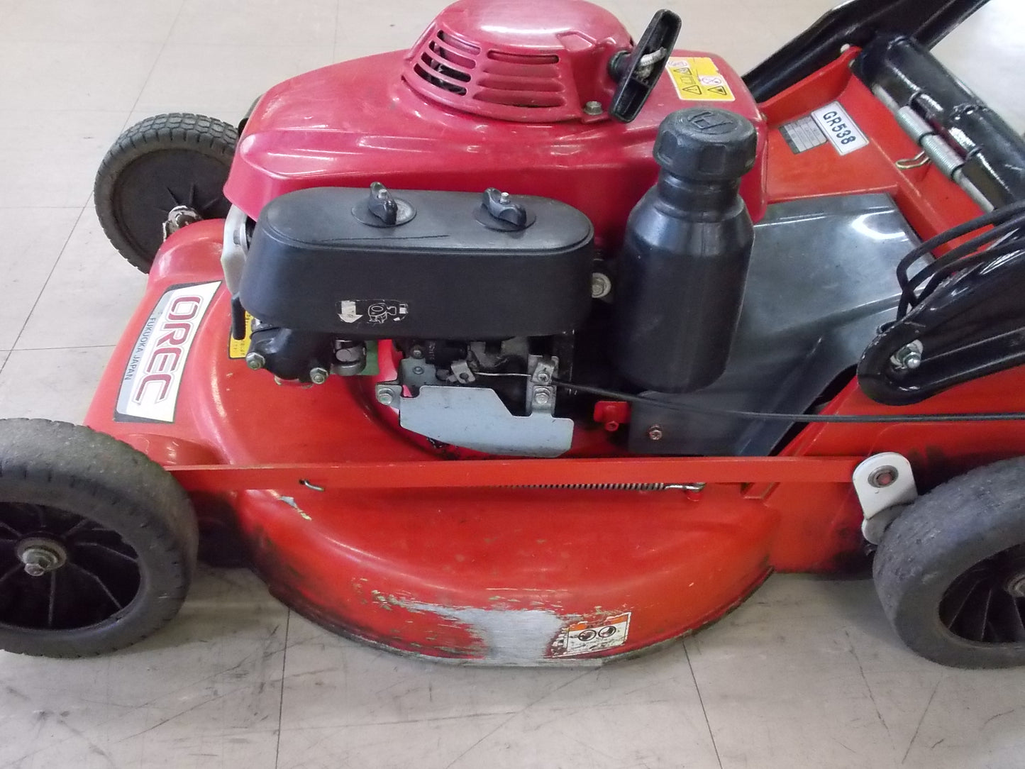 オーレック　中古ジャンク品　芝刈り機　GR538　歩行型
