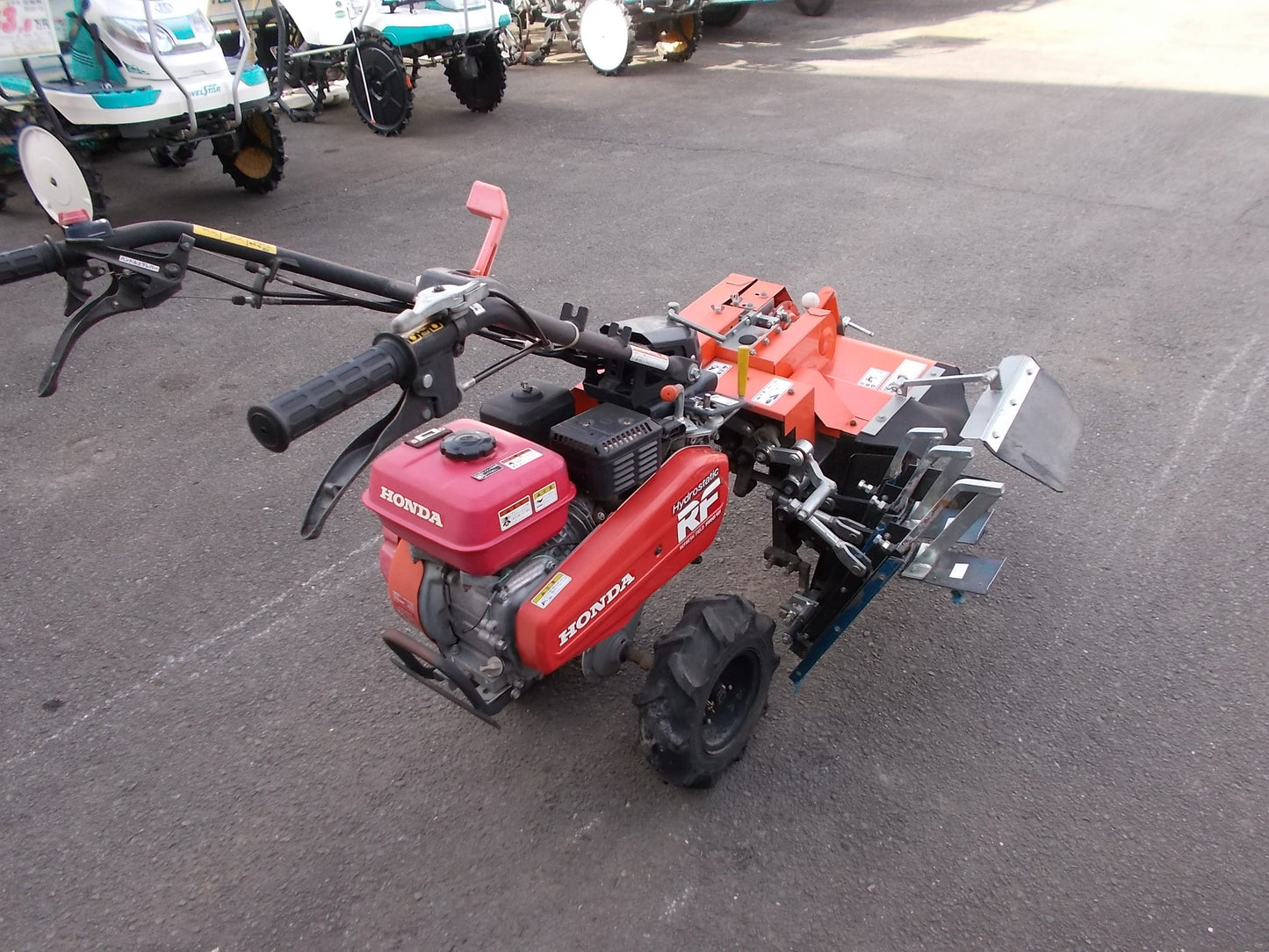 ホンダ　中古　畦立て機+作業機（型式不明）　管理機FR615