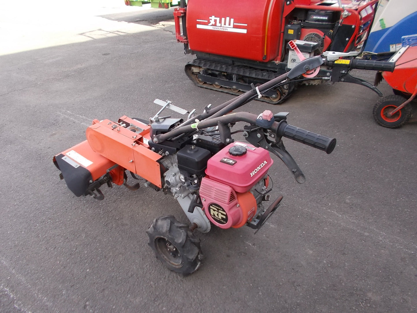 ホンダ　中古　畦立て機+作業機（型式不明）　管理機FR615