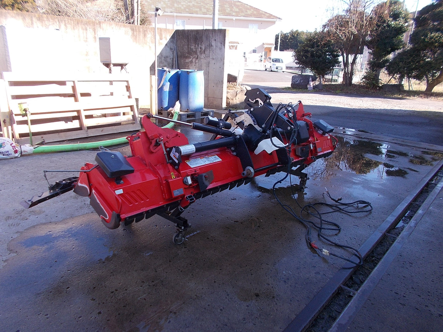 ササキ　中古　ウィングハロー　TX282　電動油圧開閉　Sヒッチ　