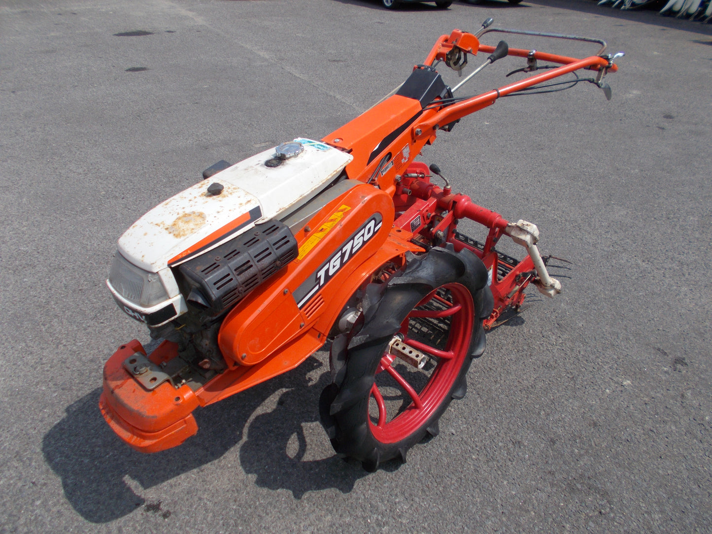 クボタ　中古　耕耘機+掘り取り機　TG750+VP-5010