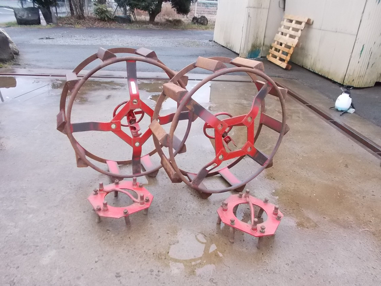 メーカー不明　中古　カゴ車輪　12-24　