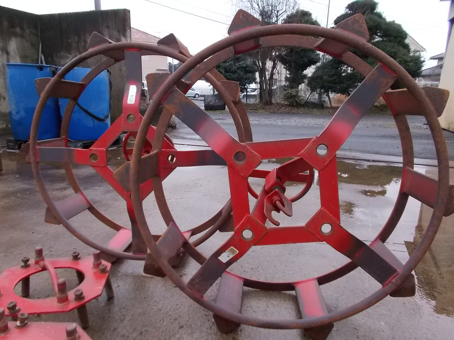 メーカー不明　中古　カゴ車輪　12-24　