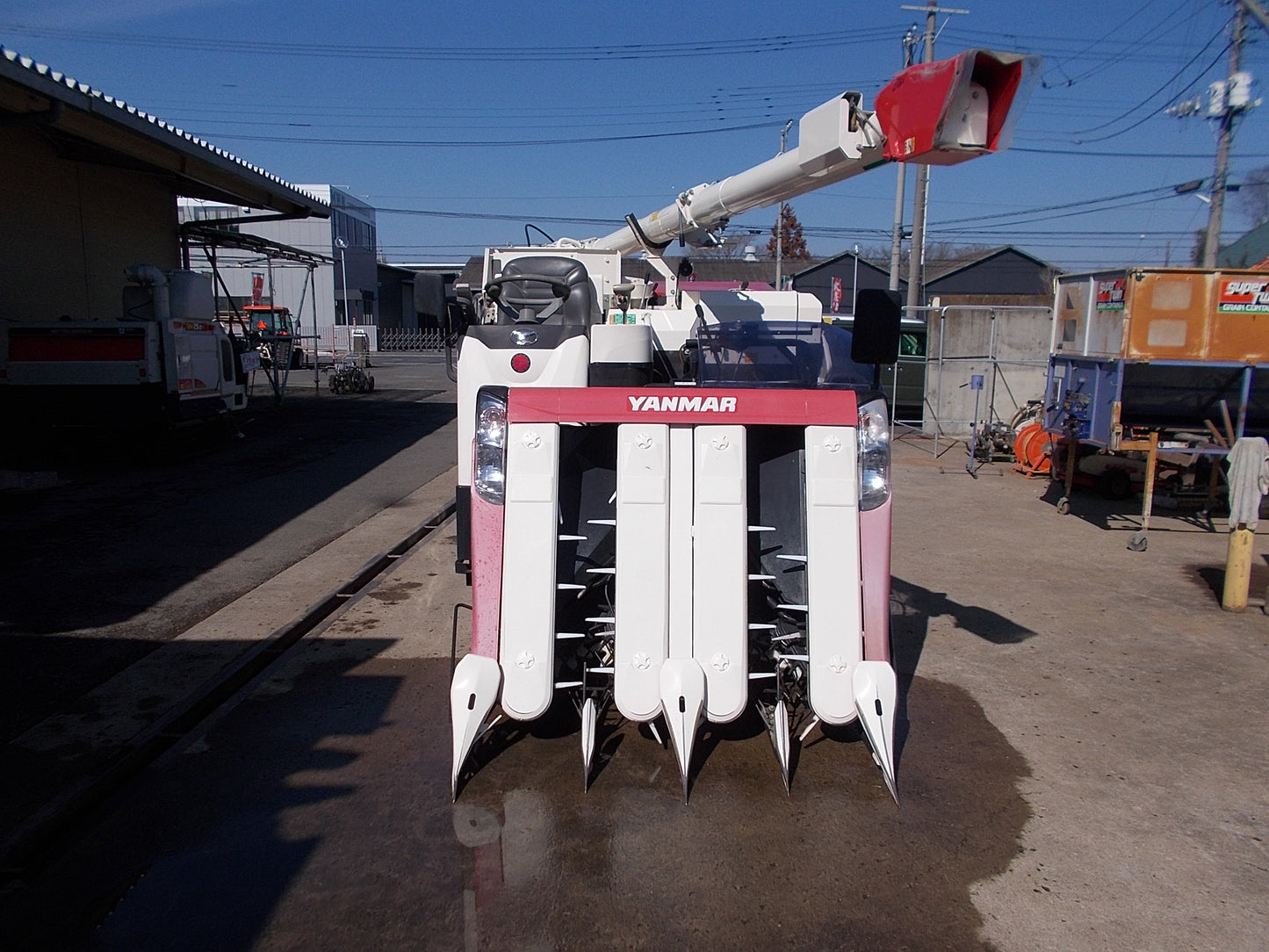 ヤンマー　中古　コンバイン　AE434　4条刈り