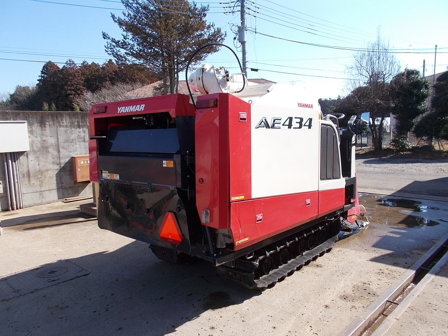 ヤンマー　中古　コンバイン　AE434　4条刈り