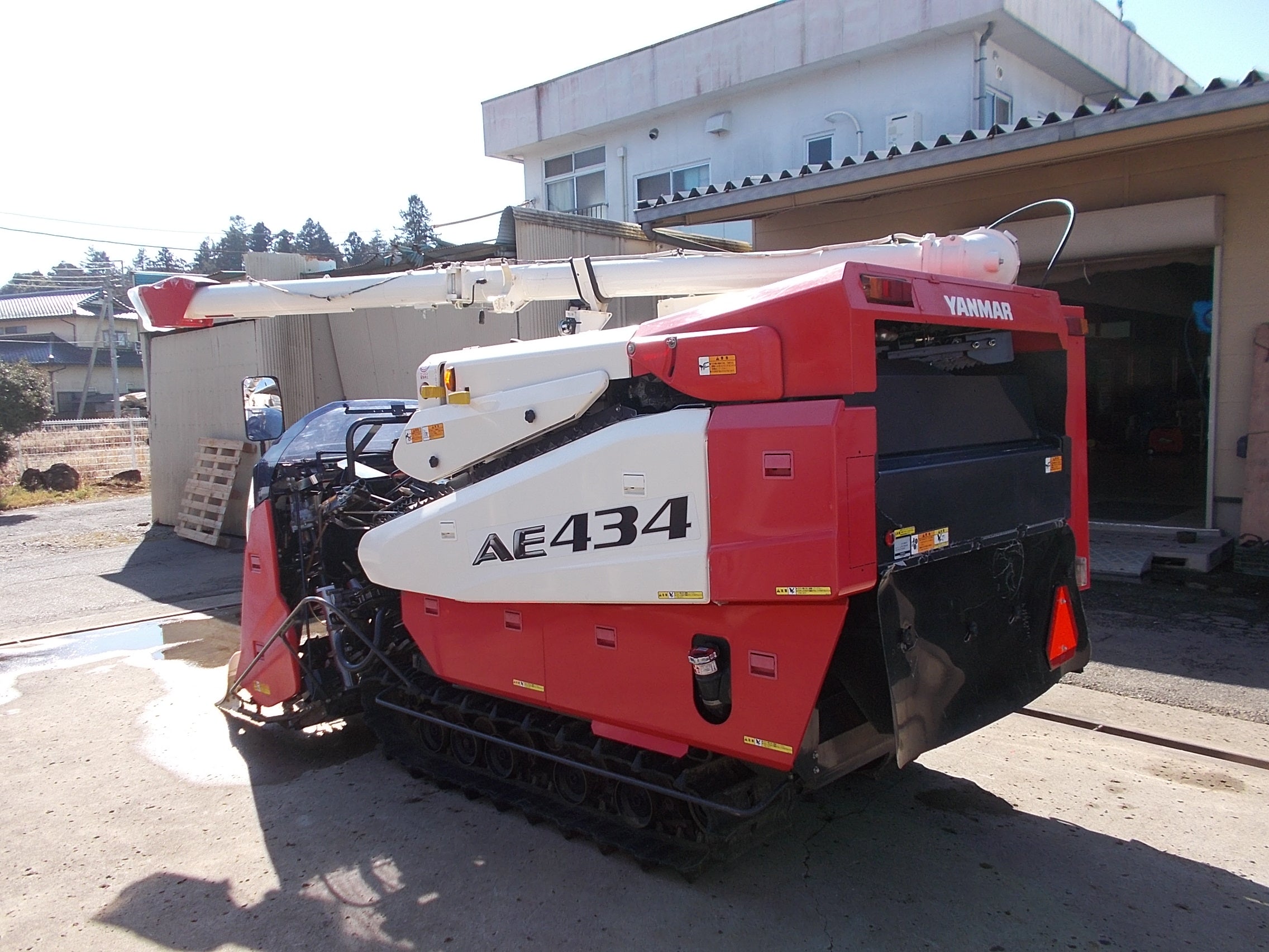 ヤンマー 中古 コンバイン AE434 4条刈り – 農キング