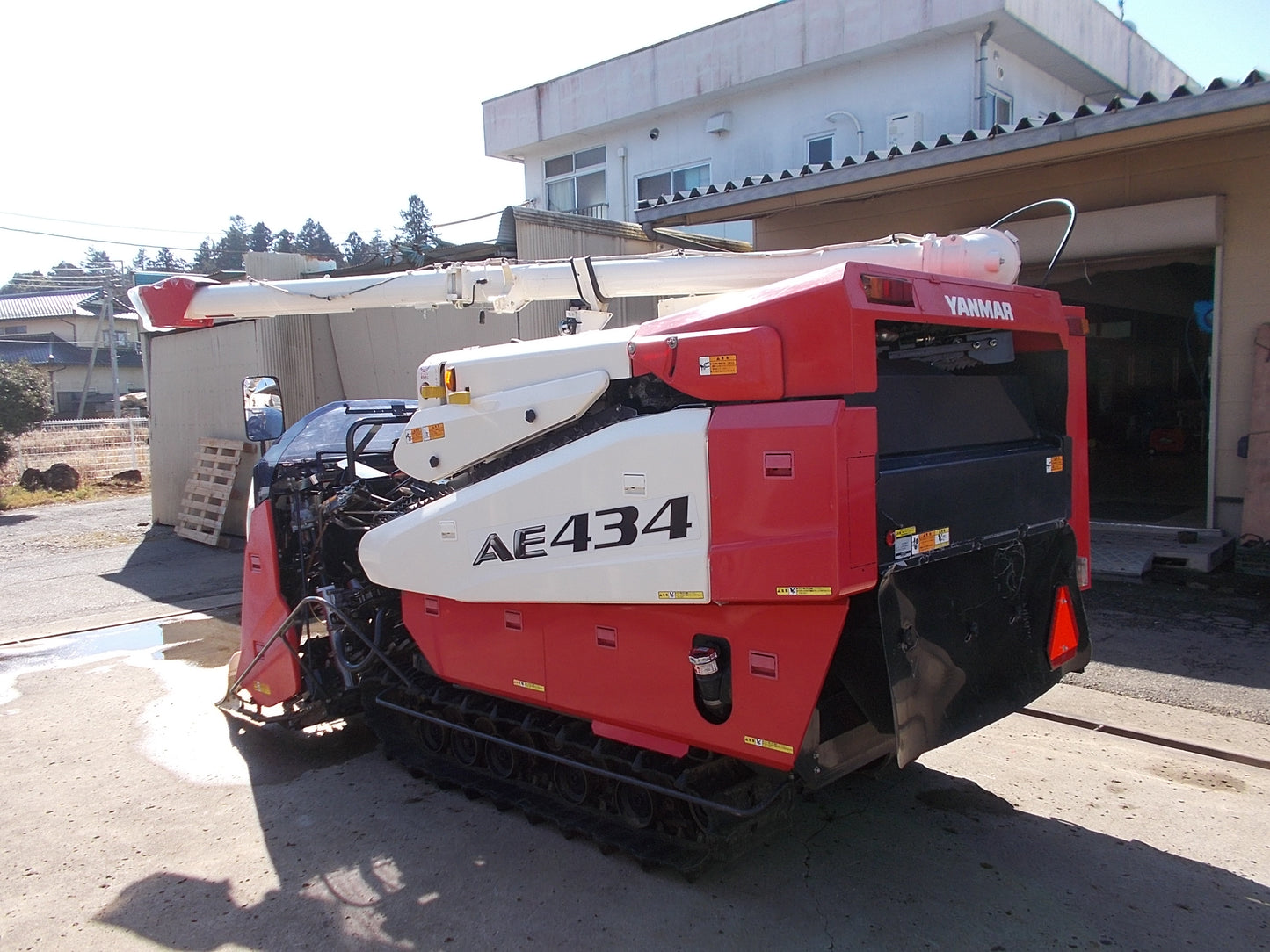 ヤンマー　中古　コンバイン　AE434　4条刈り