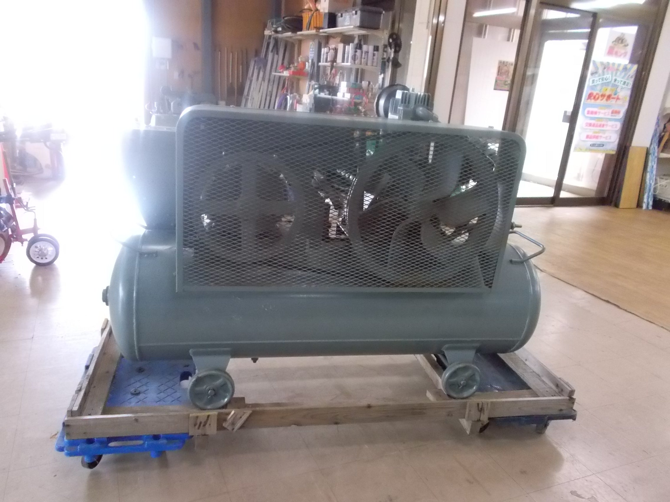 日立 中古 コンプレッサー 7.5P-9.5VP5 7.5Kw10馬力 – 農キング