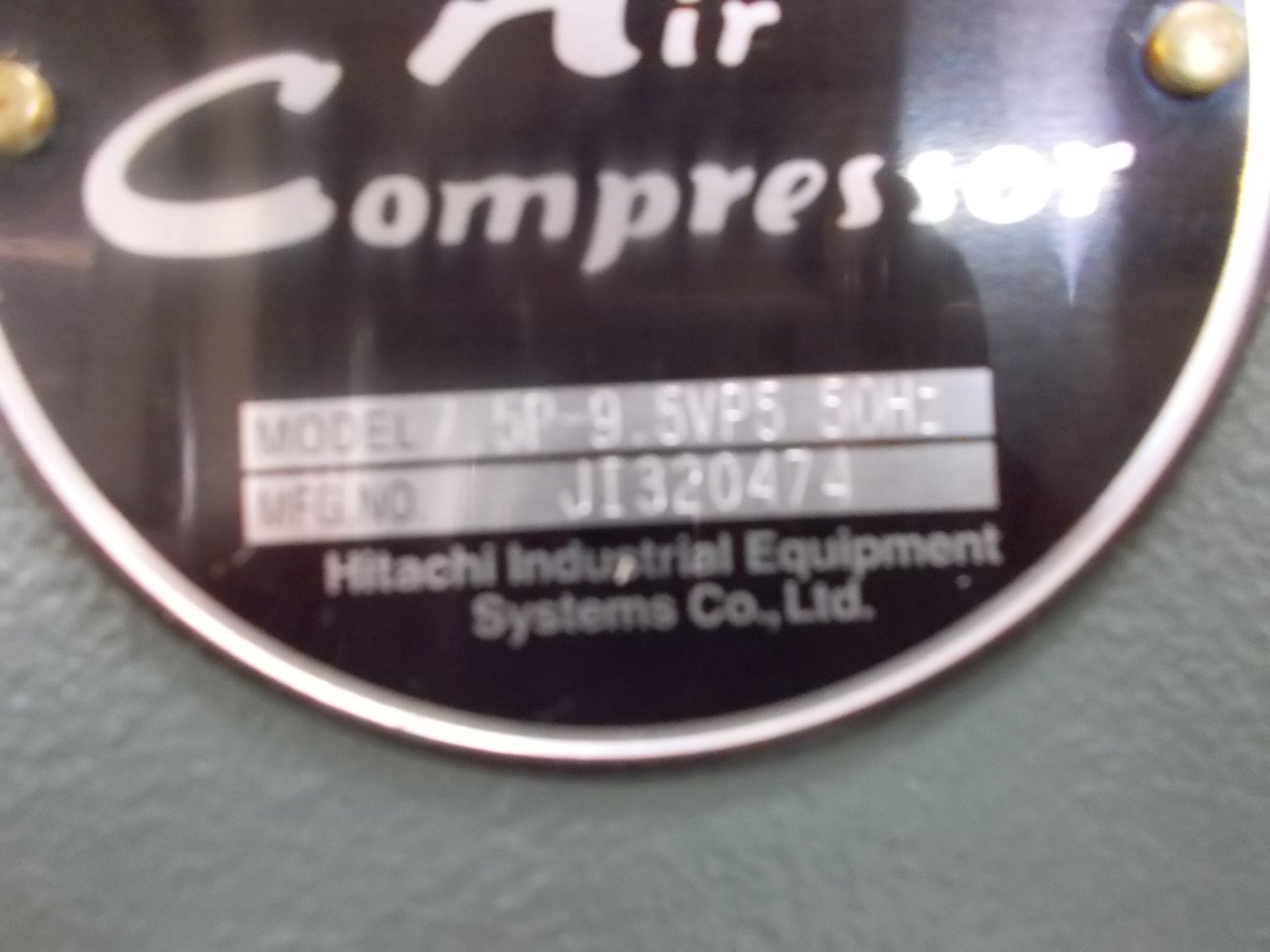 日立 中古 コンプレッサー 7.5P-9.5VP5 7.5Kw10馬力 – 農キング