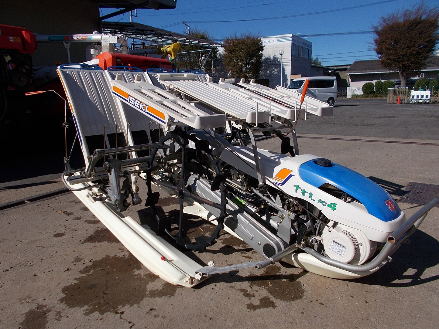 イセキ　中古　歩行型田植機4条　PC4