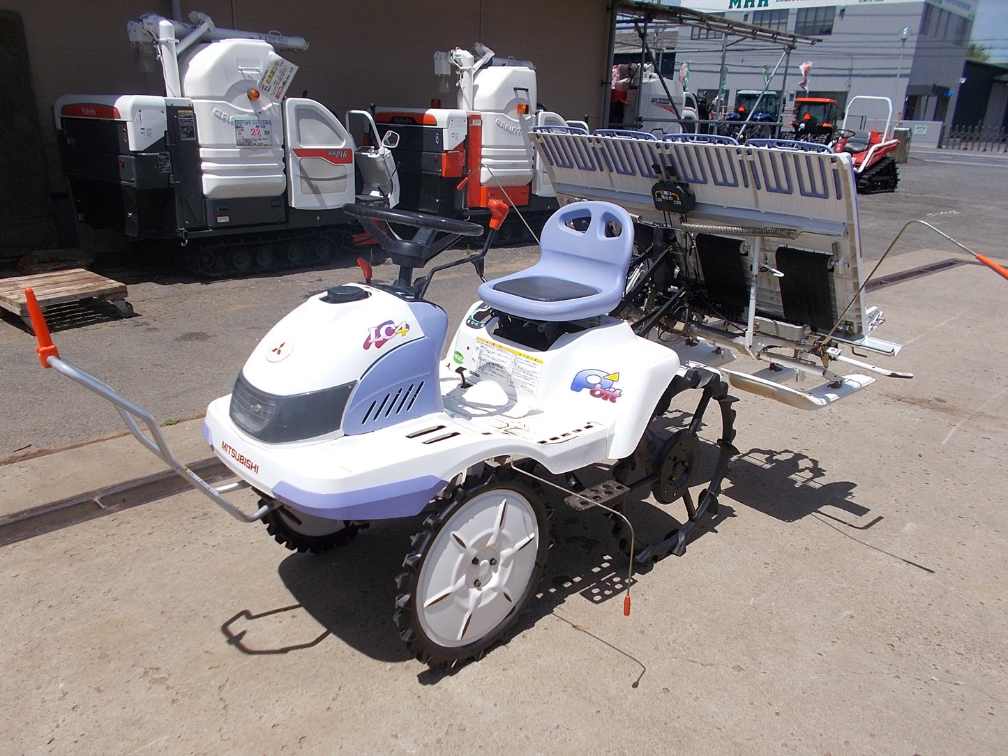 ミツビシ　中古　田植機　LC4　4条クランク式