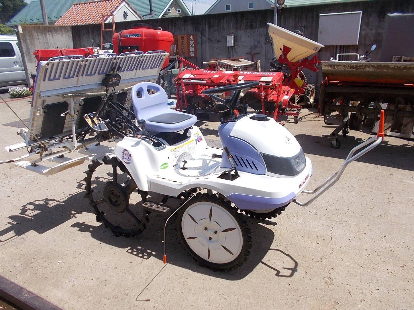 ミツビシ　中古　田植機　LC4　4条クランク式