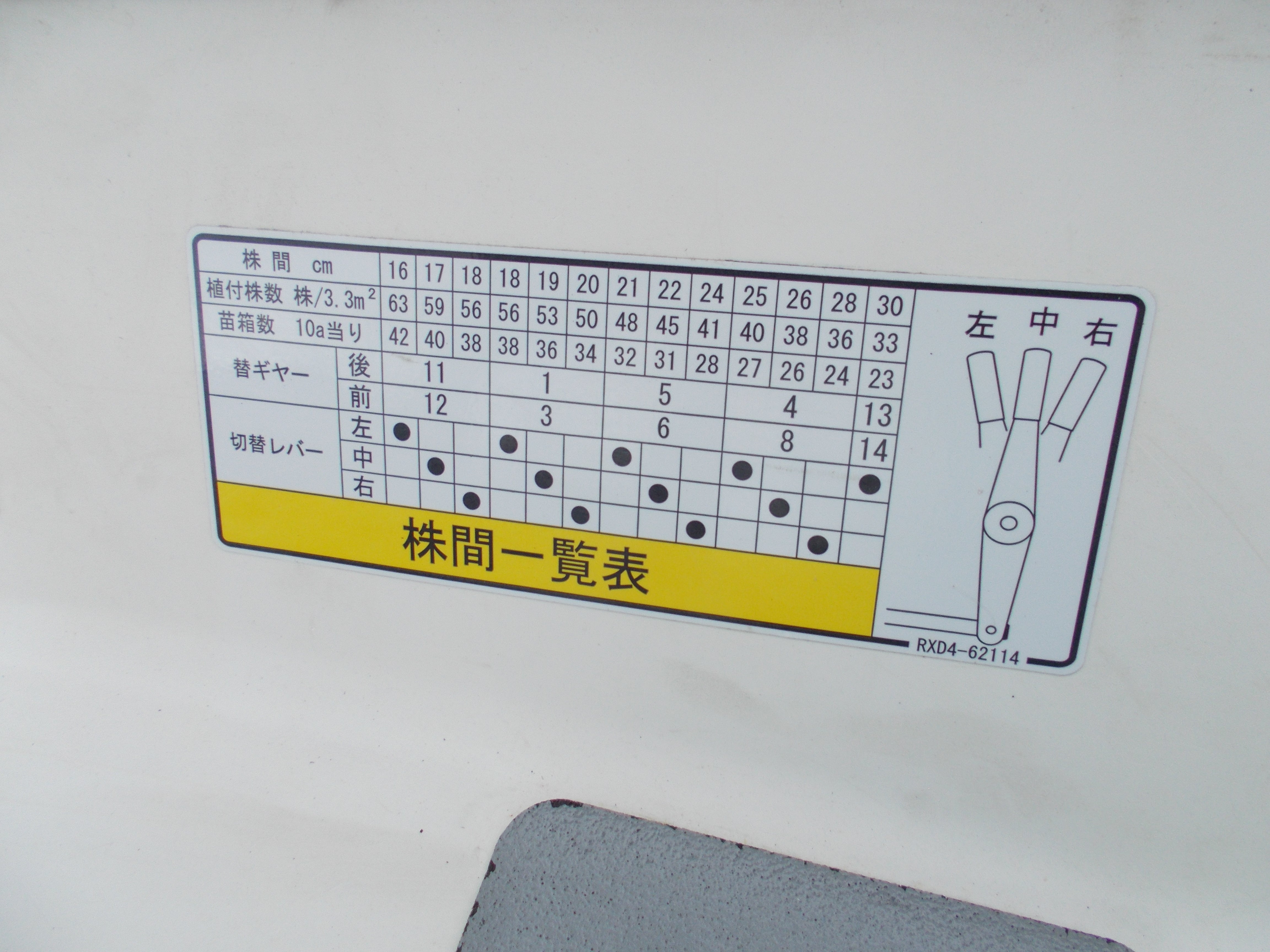 みのろ RX4田植機動作確認OK