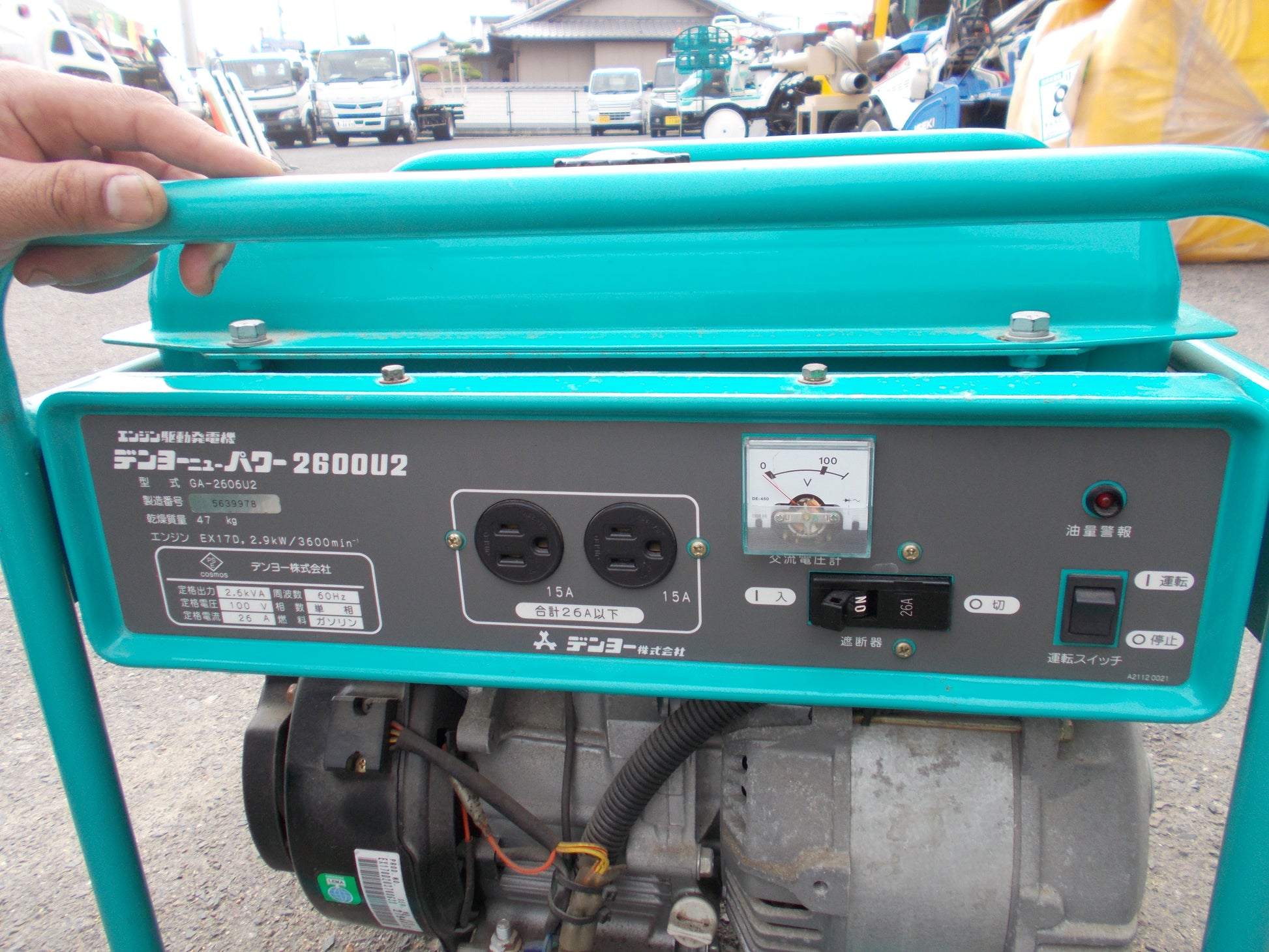 デンヨー 中古 発電機 GA-2600U2 – 農キング