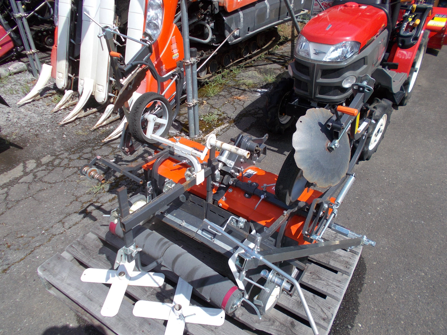 フジキ　中古　ロータリマルチ（クボタ管理機用）FRML150（同等品）
