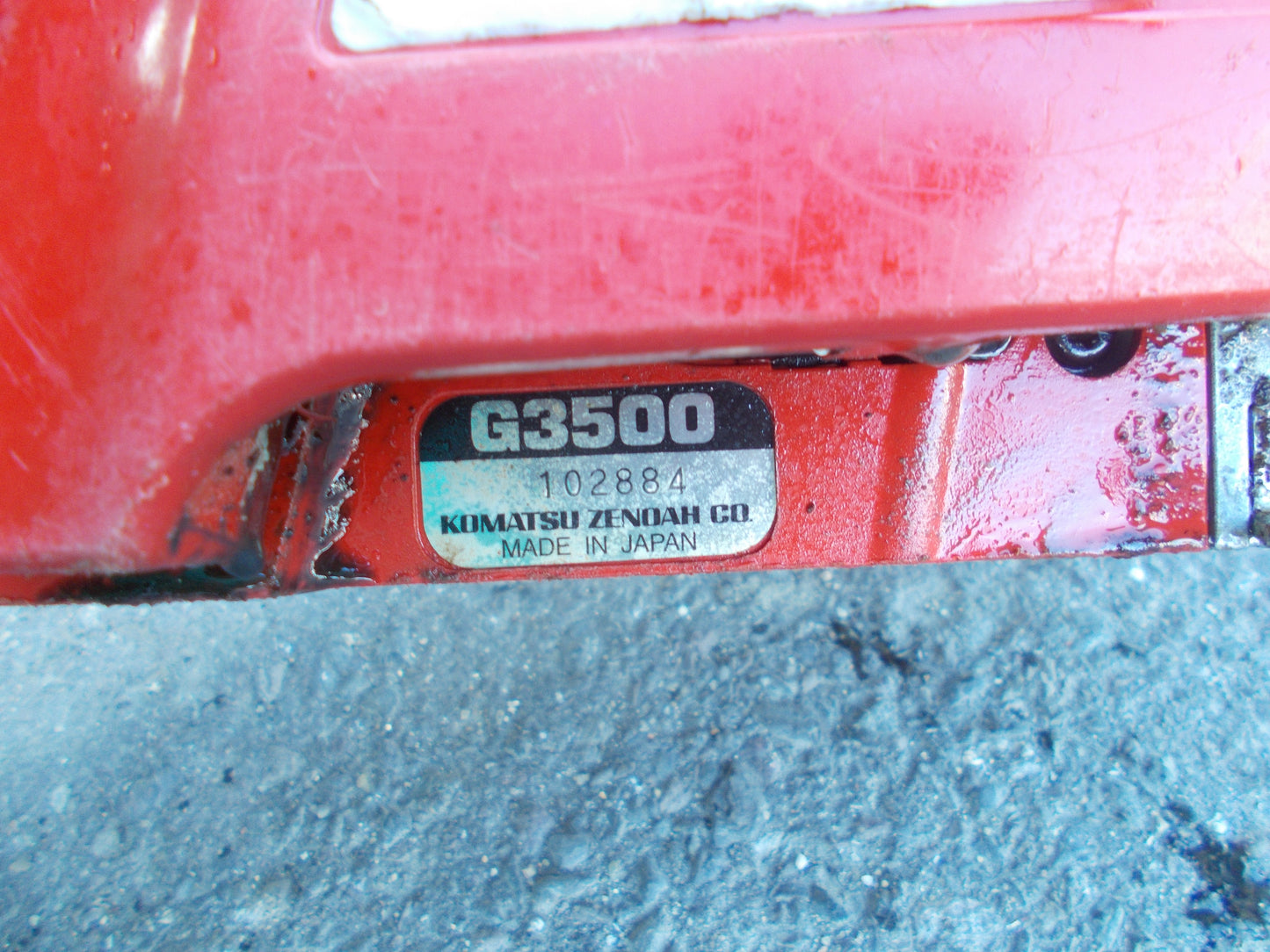 ゼノア　中古　チェーンソー　G3500