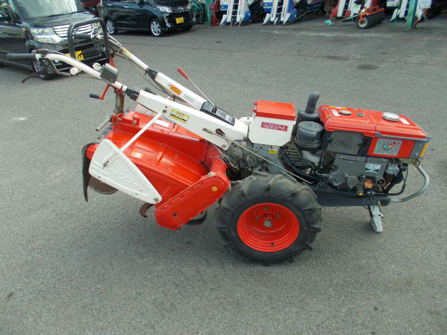 ヤンマー　中古　セル付き耕耘機　YH85