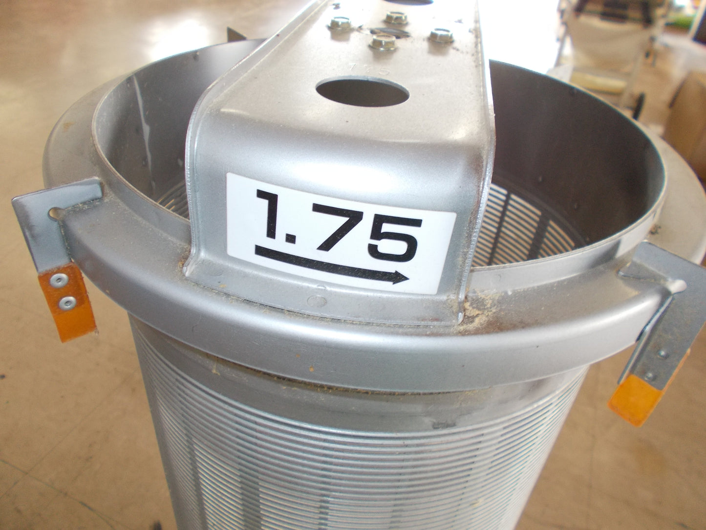 タイガーカワシマ　中古　選別計量機用　網　1.75　①