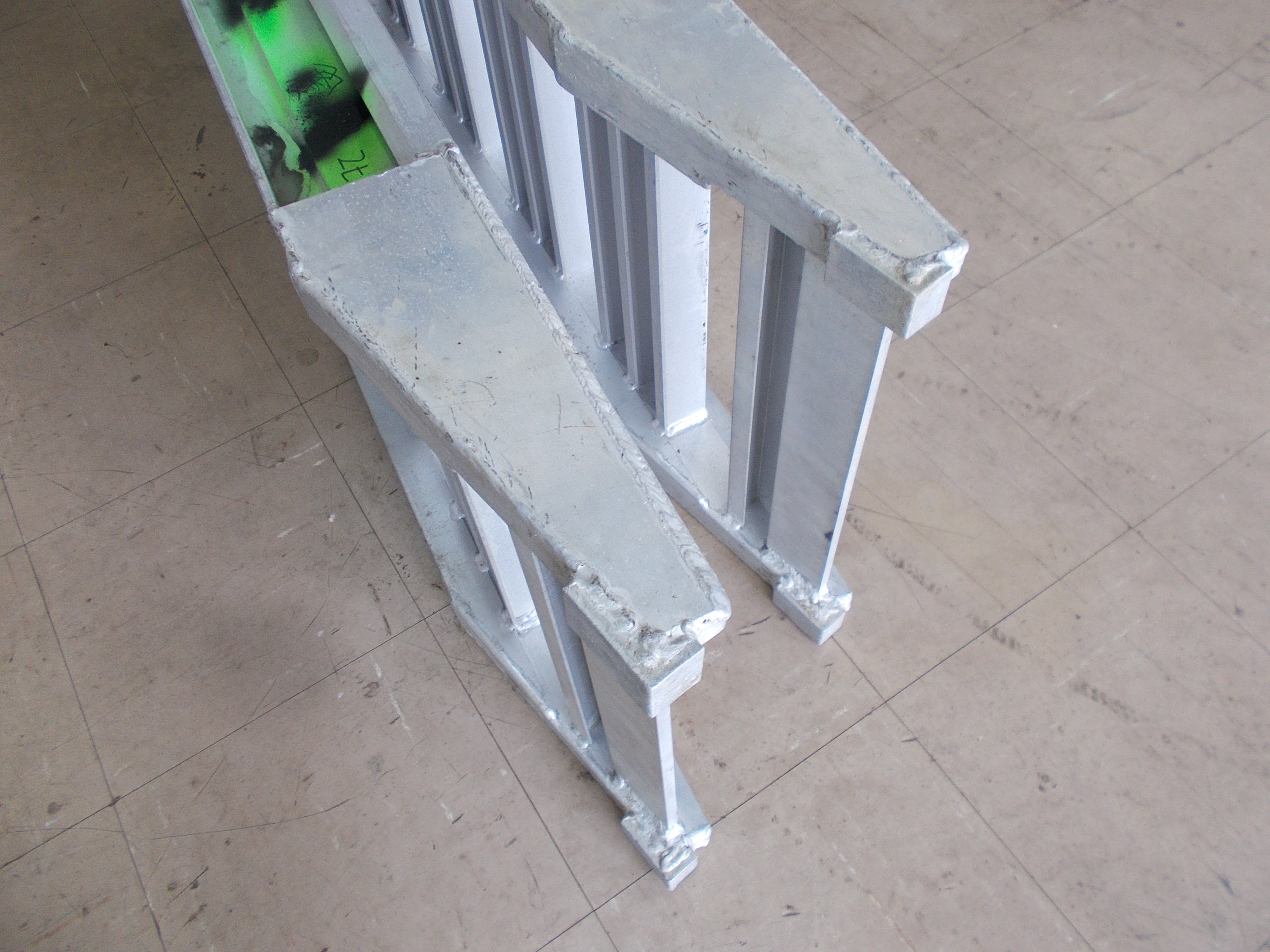 長谷川工業 不明 アルミブリッジ 3m 2本組【野田愛宕店】【店頭取引