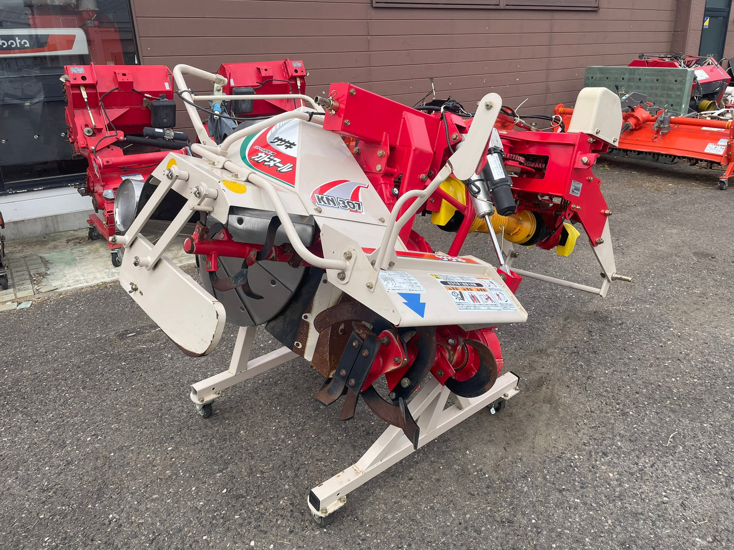 ササキ　中古　畦塗機　電動　KN307D