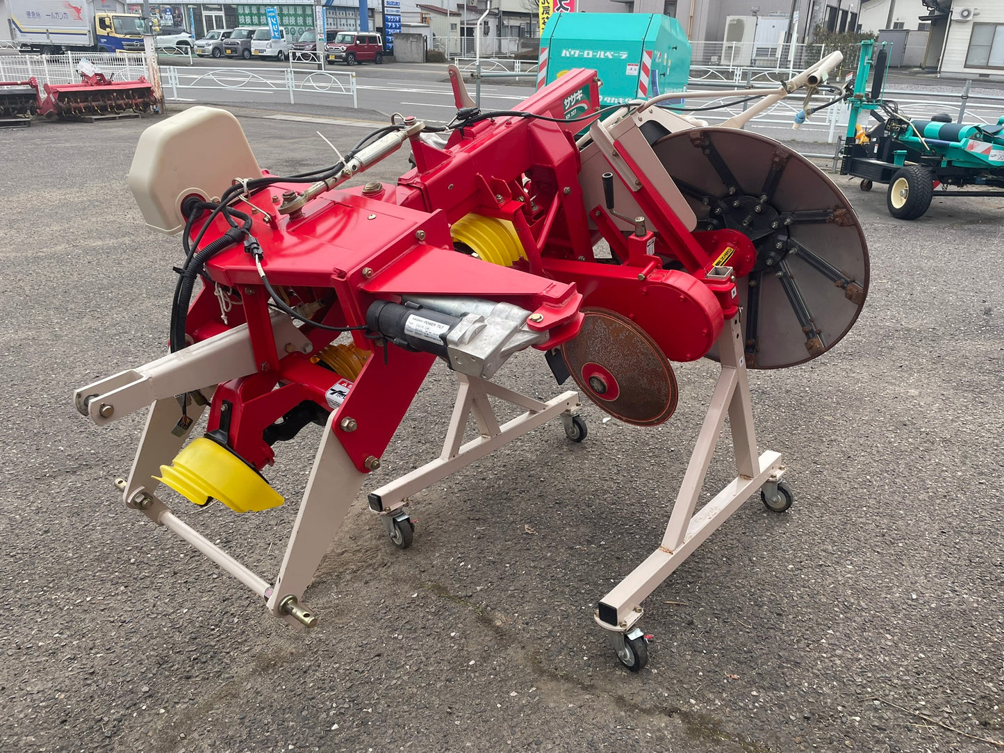 ササキ　中古　畦塗機　電動　KN307D