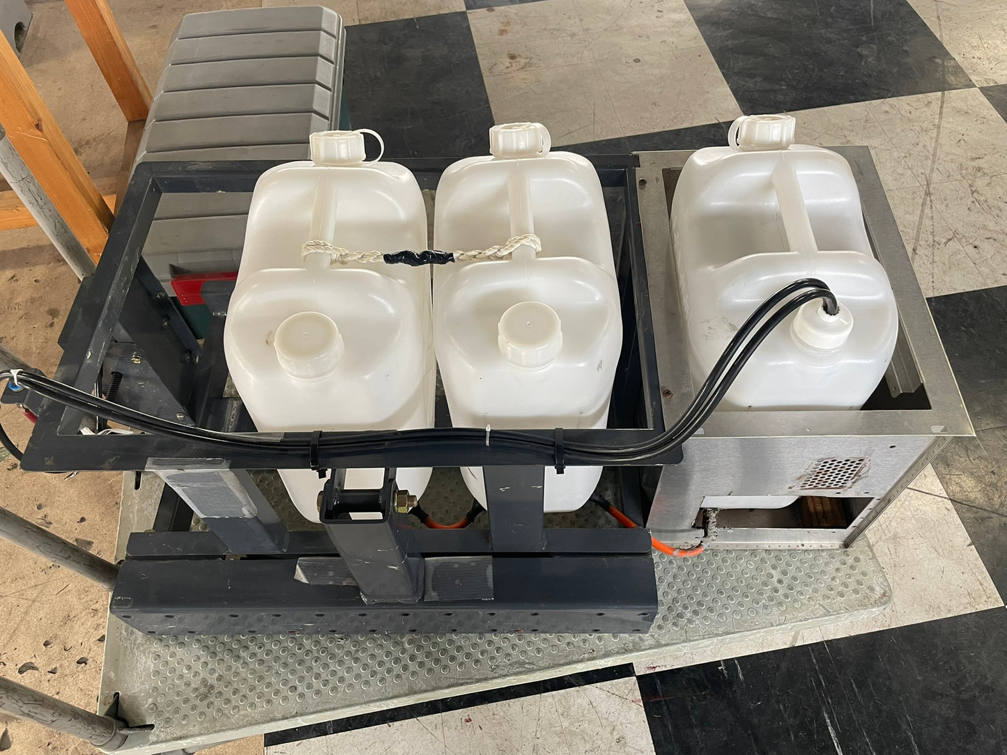 ササキ　中古　畦塗機　電動　KN307D