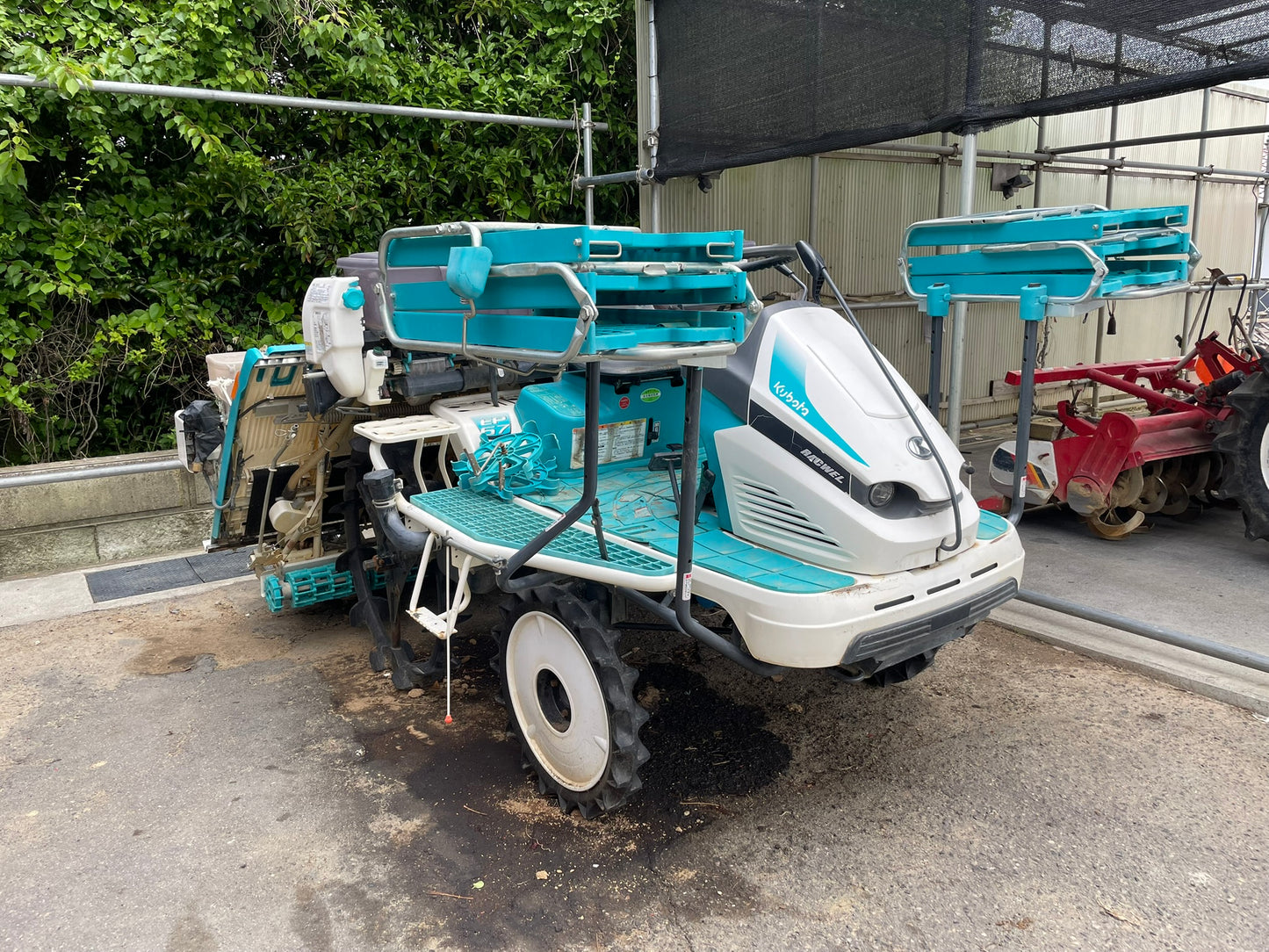 【ジャンク品】クボタ　中古　田植機　6条　EP67