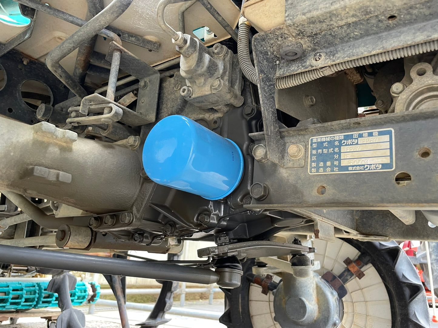 【ジャンク品】クボタ　中古　田植機　6条　EP67