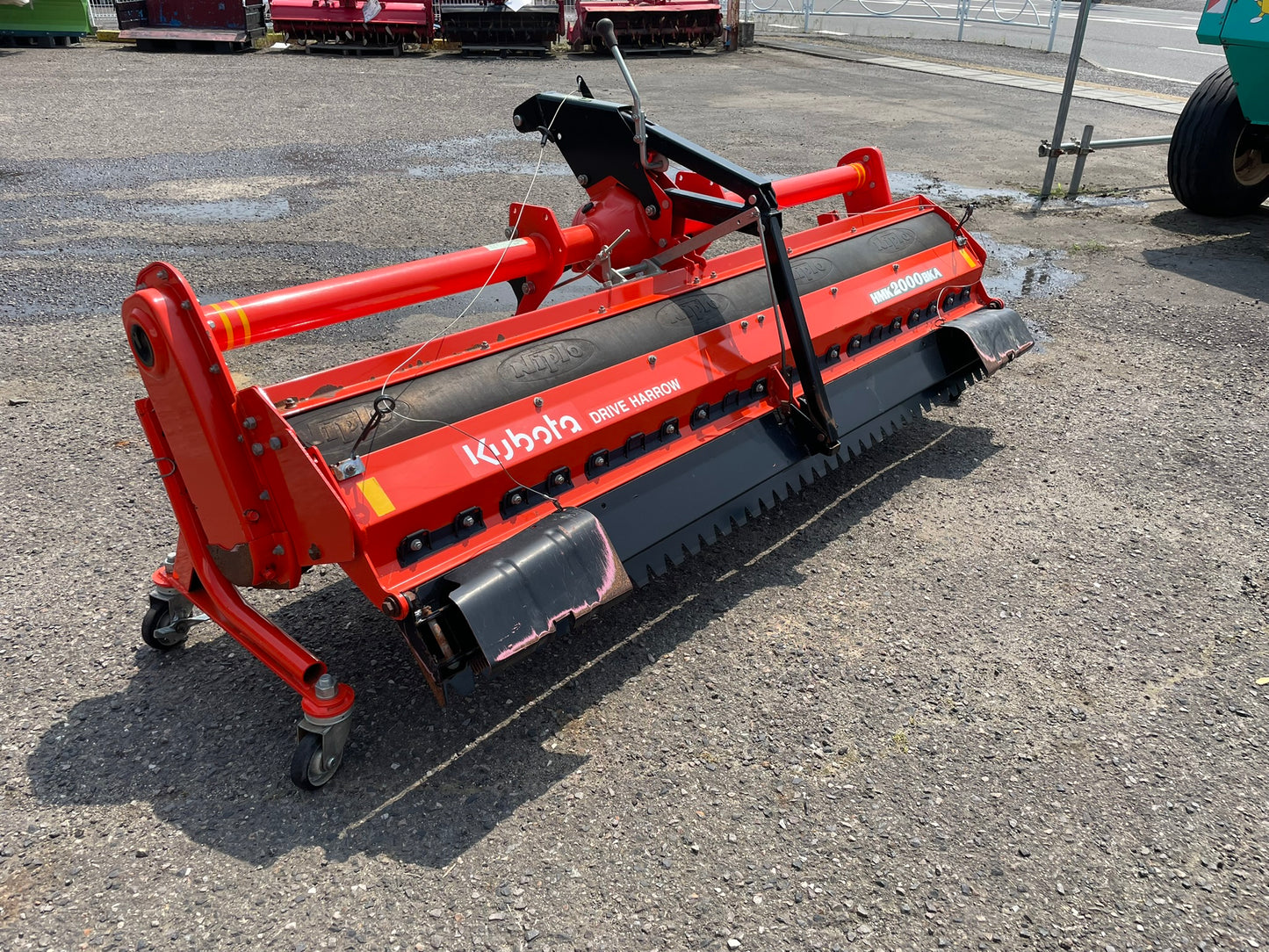 クボタ　中古　ハロー　2ｍ　Bヒッチ　HMK2000BKA