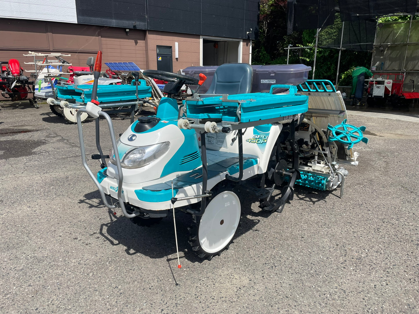 クボタ　中古　田植機　4条　施肥　整地ローター　SPU450P FR