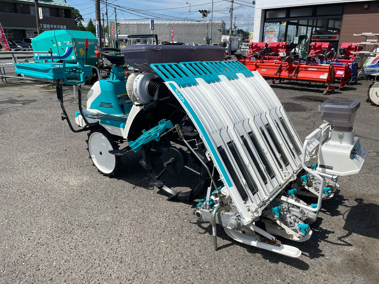 クボタ　中古　田植機　4条　施肥　整地ローター　SPU450P FR