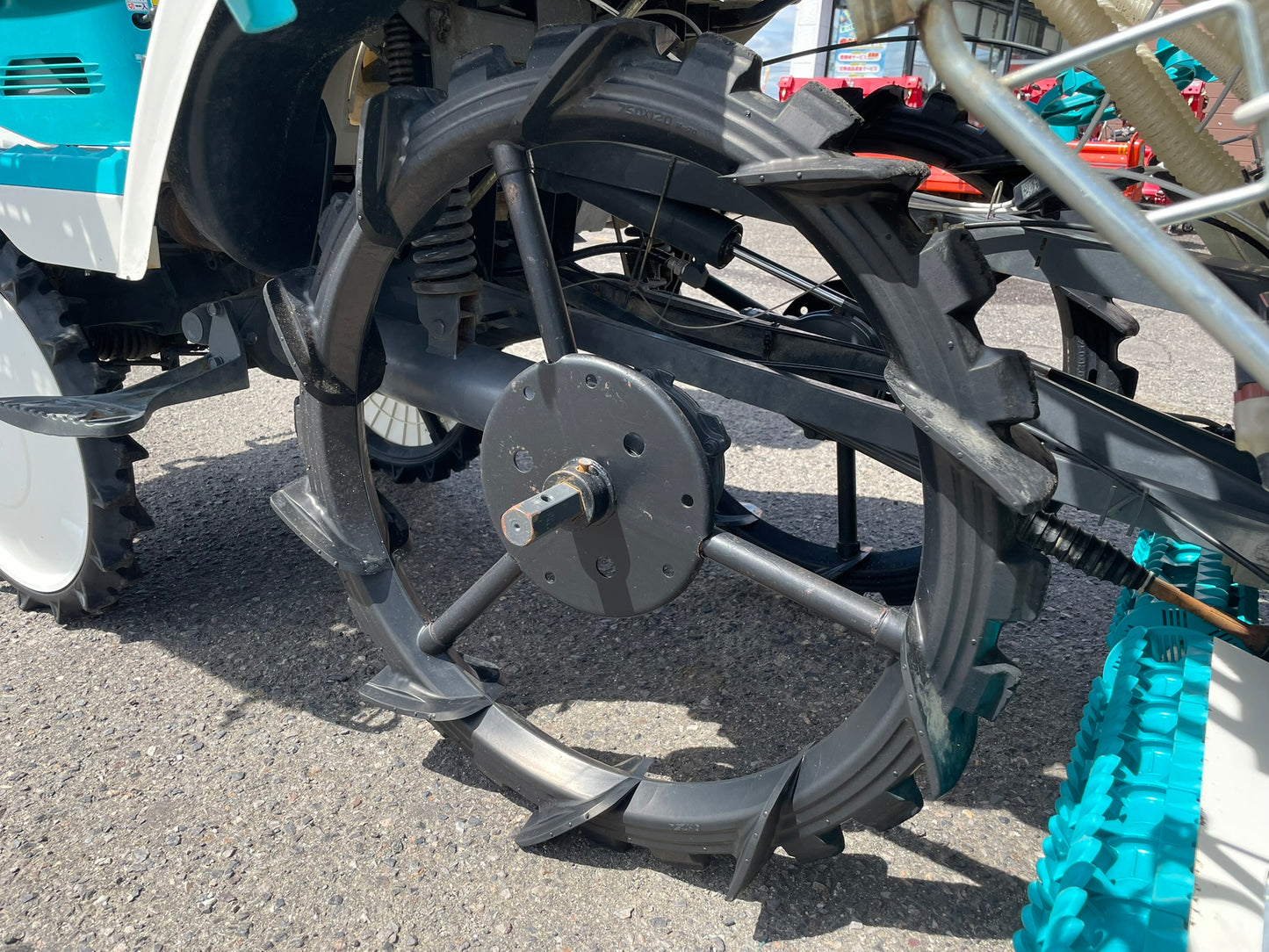 クボタ　中古　田植機　4条　施肥　整地ローター　SPU450P FR