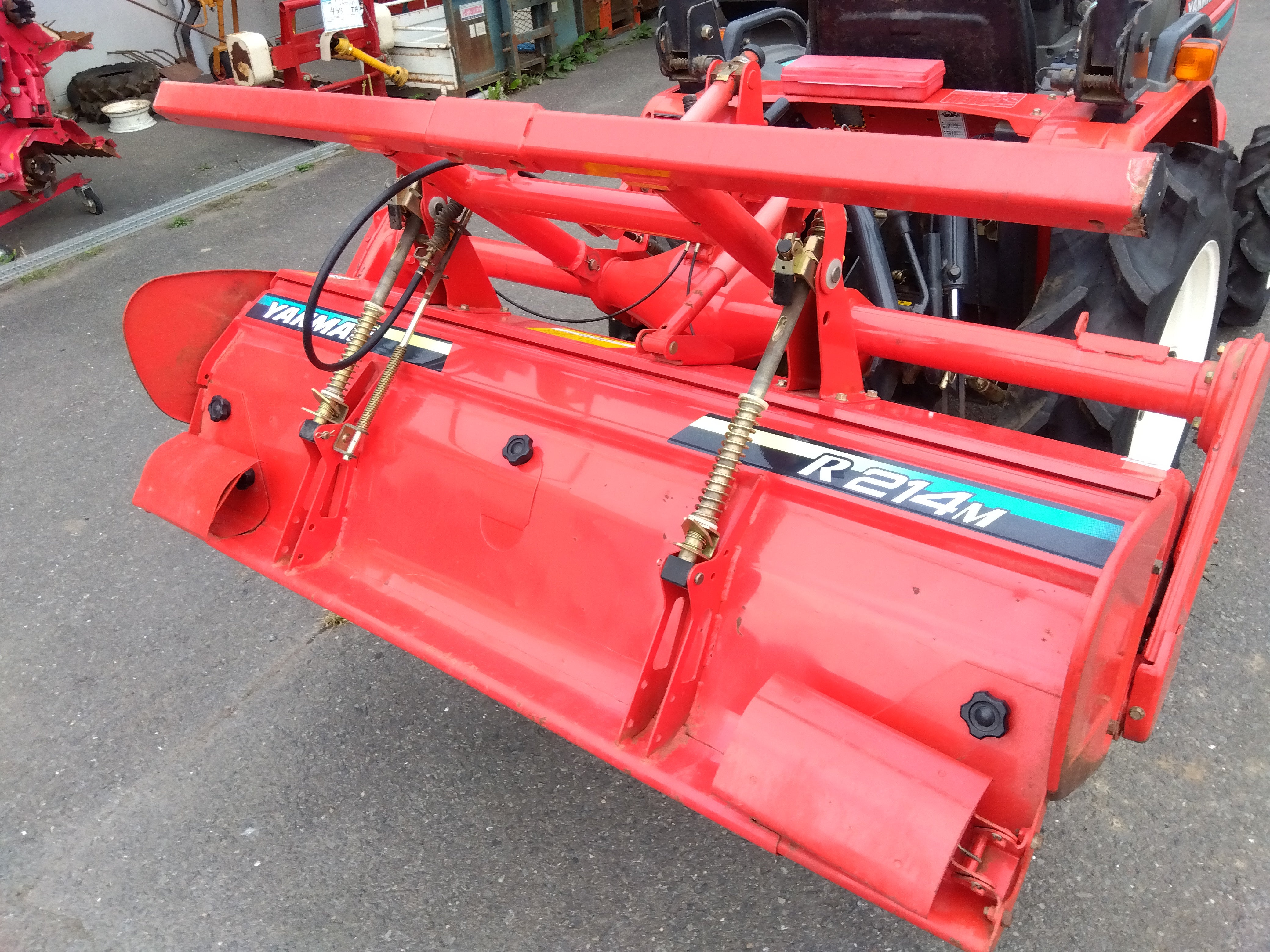 ヤンマー 中古 トラクター+ロータリー AF220+R214M – 農キング