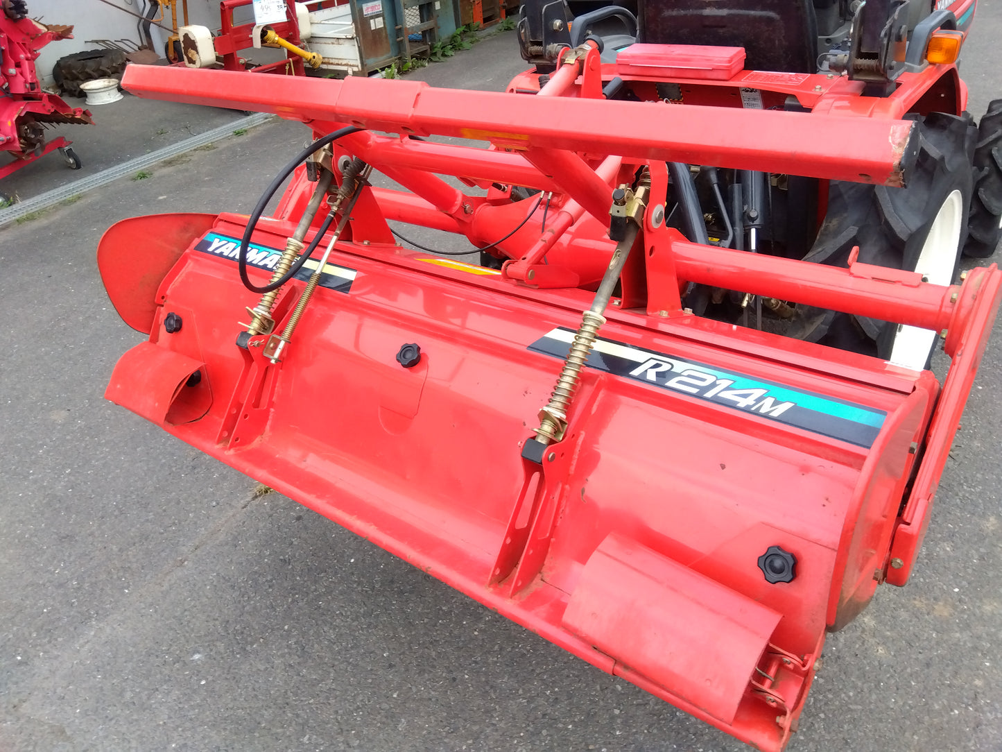 ヤンマー　中古　トラクター+ロータリー　AF220+R214M