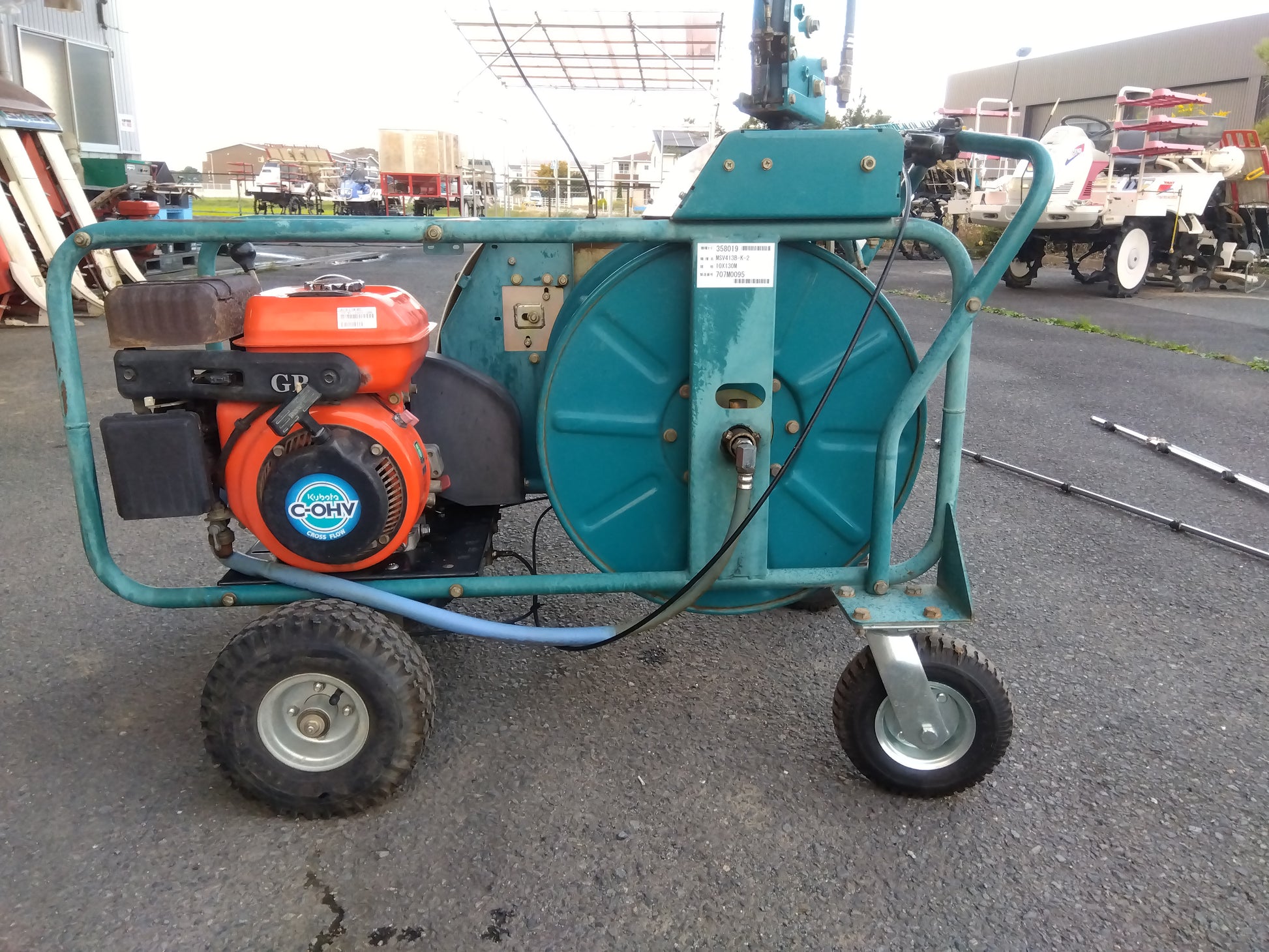 自走式動力噴霧器 – 農キング 