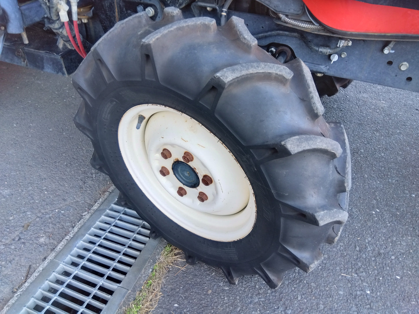 ヤンマー　中古　トラクター+ロータリー+フロントローダー EG334Y