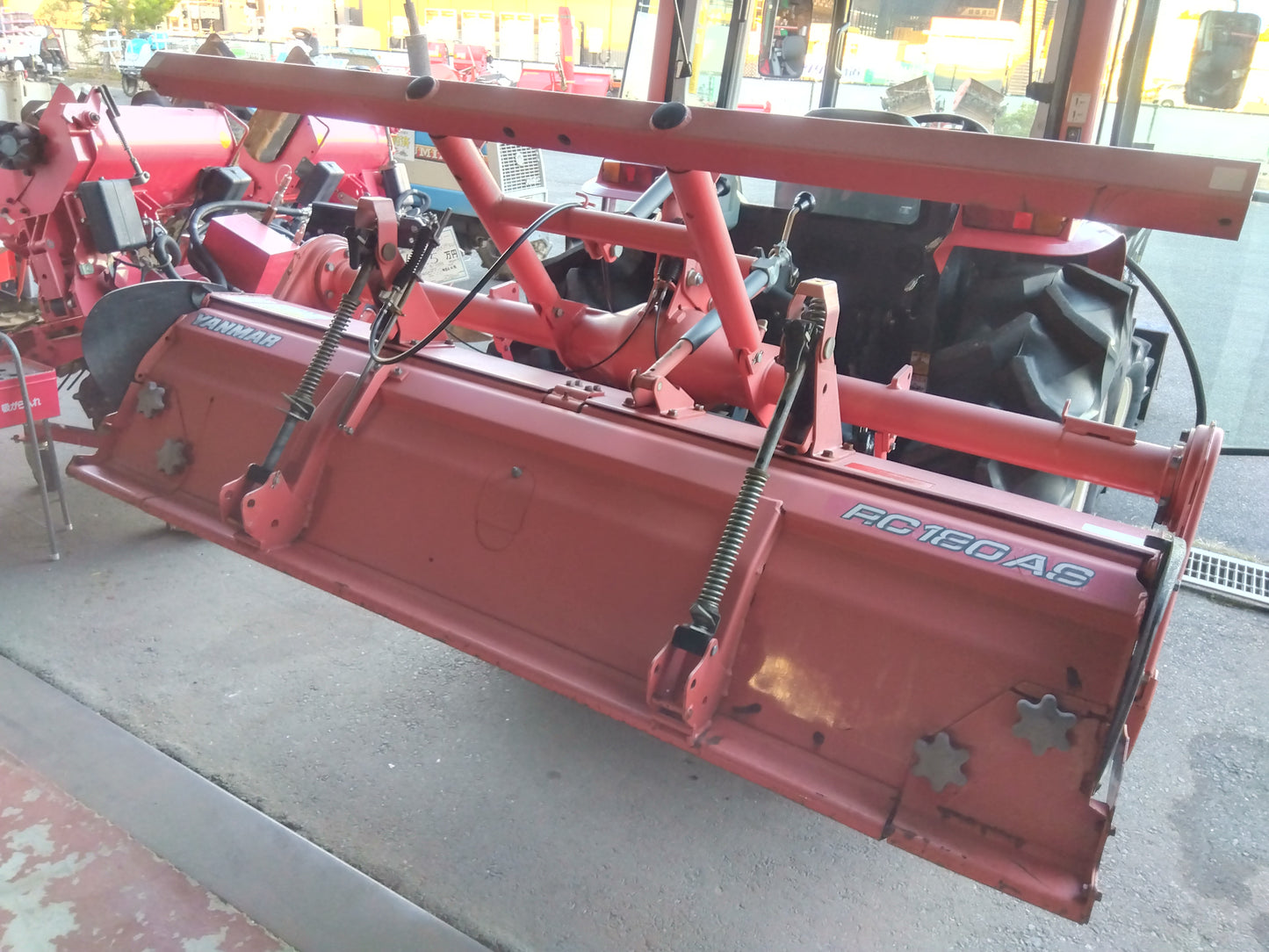 ヤンマー　中古　トラクター+ロータリー+フロントローダー EG334Y