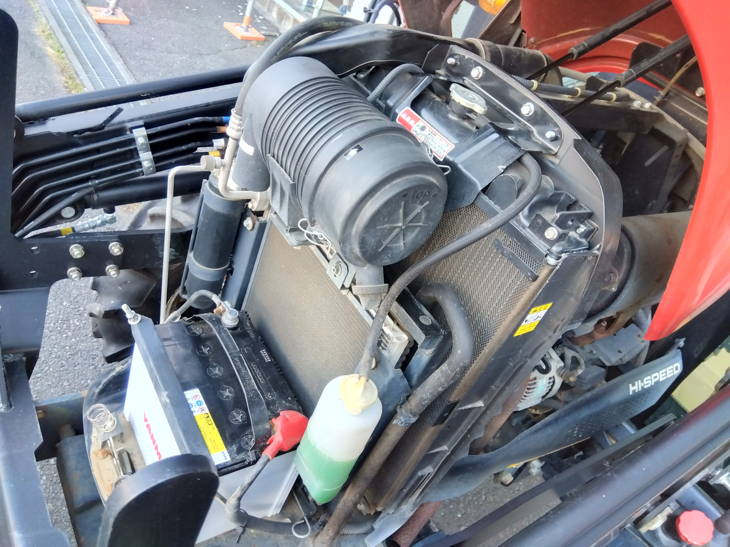 ヤンマー　中古　トラクター+ロータリー+フロントローダー EG334Y