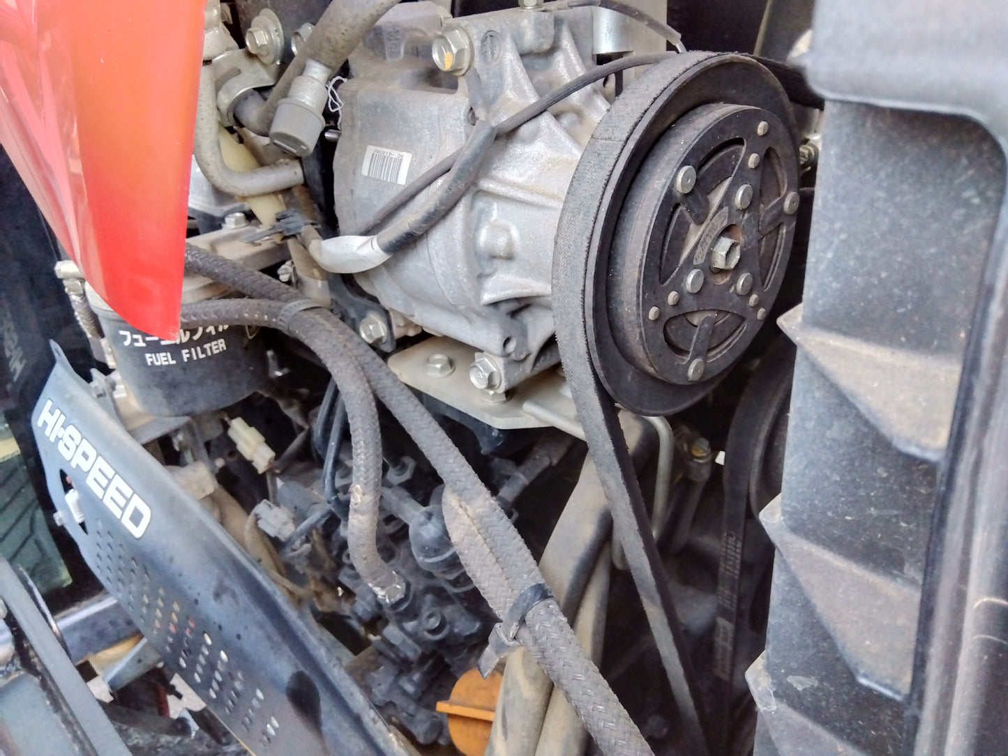 ヤンマー　中古　トラクター+ロータリー+フロントローダー EG334Y