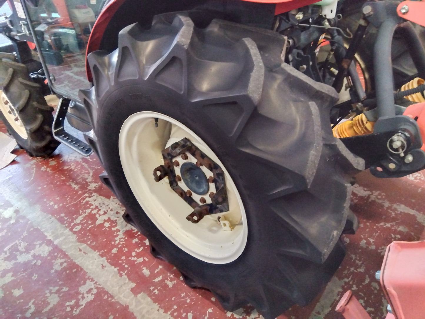 ヤンマー　中古　トラクター+ロータリー+フロントローダー EG334Y