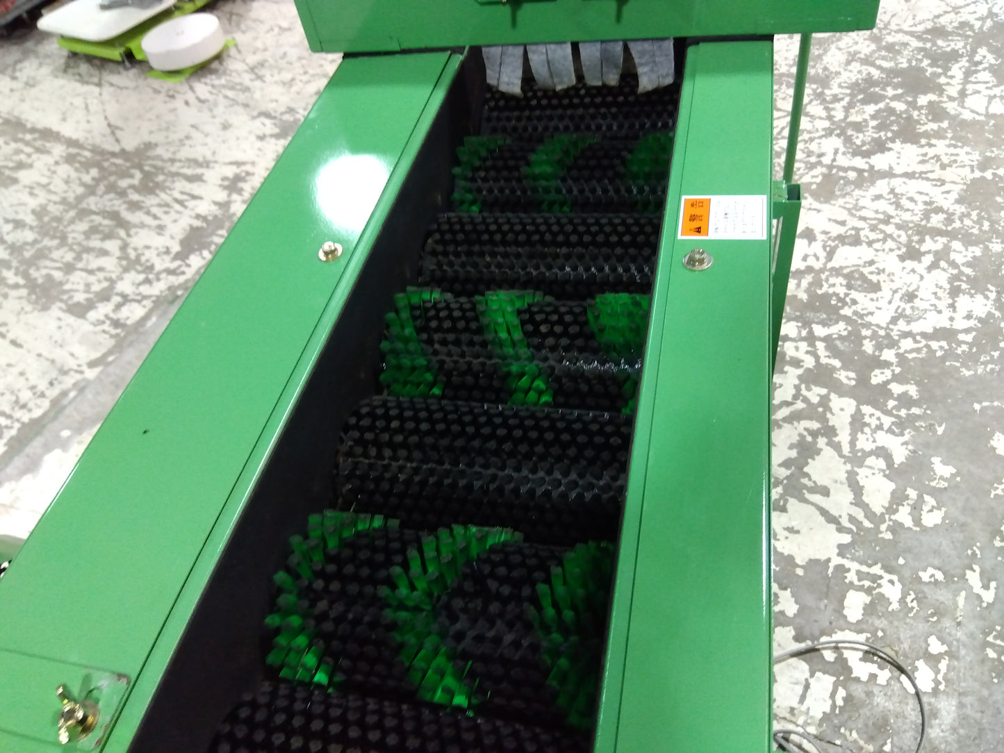 指浪　ミニトマト選果機+磨き機（供給機付き）