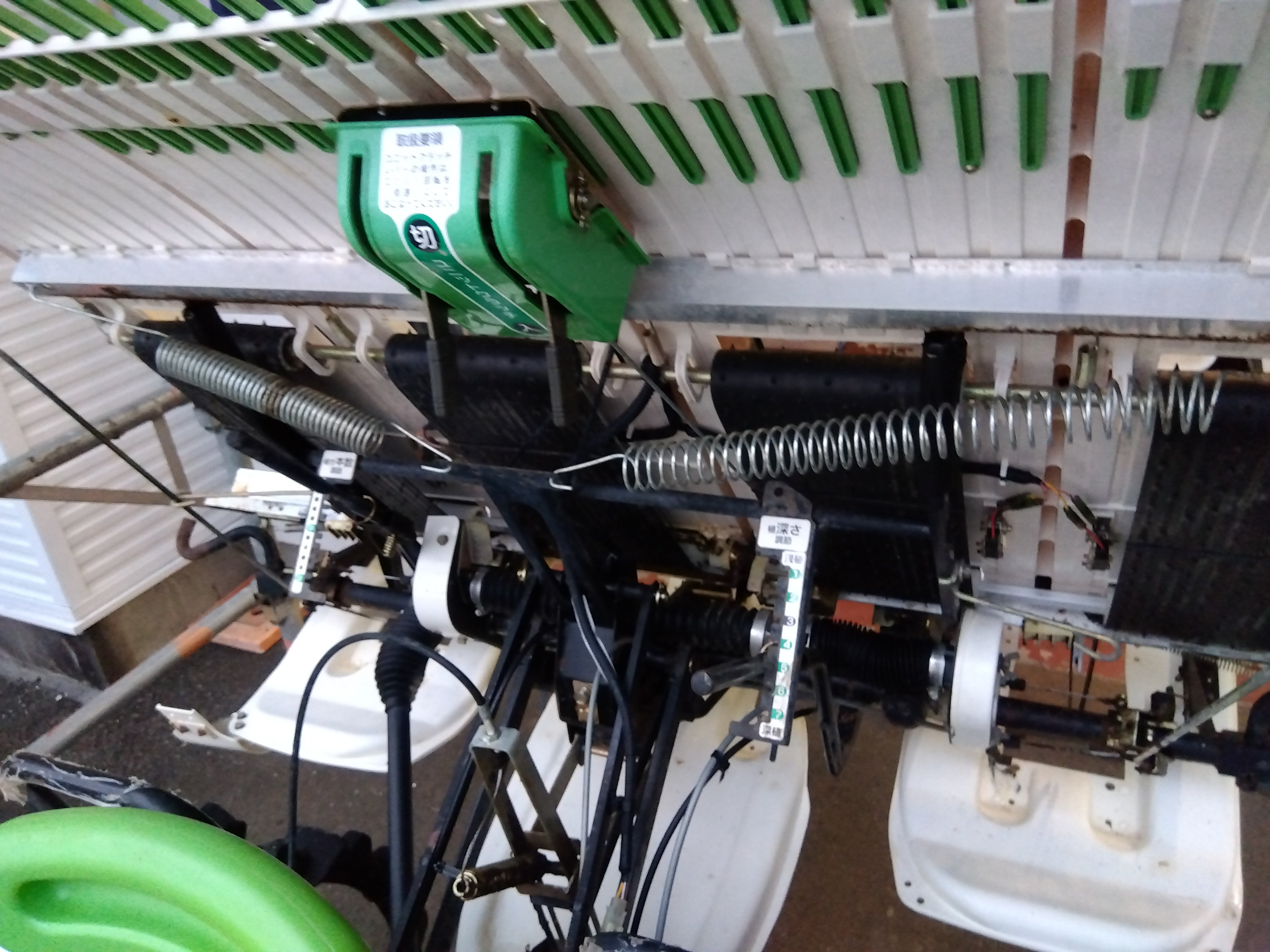 茨城 愛知県発 中古 ヤンマー 歩っとハンドル PES-1 四条植え 田植え機